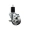 Service Caster 3'' Semi Steel Swivel 1-3/4'' Expanding Stem Caster with Brake SCC-EX20S314-SSS-TLB-134 - alternate 1